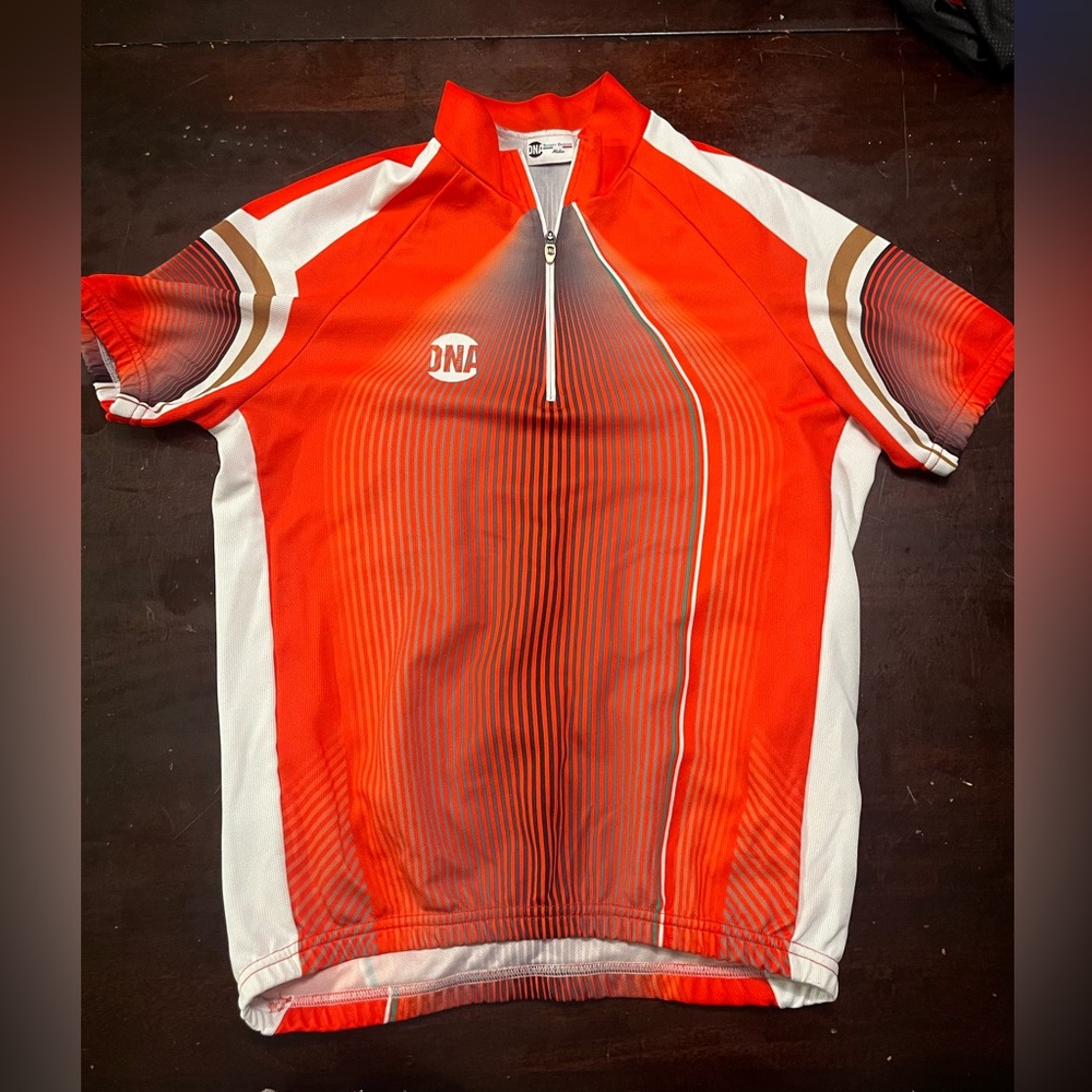 DNA Sport Design Red and White Cycling Jersey, men’s M